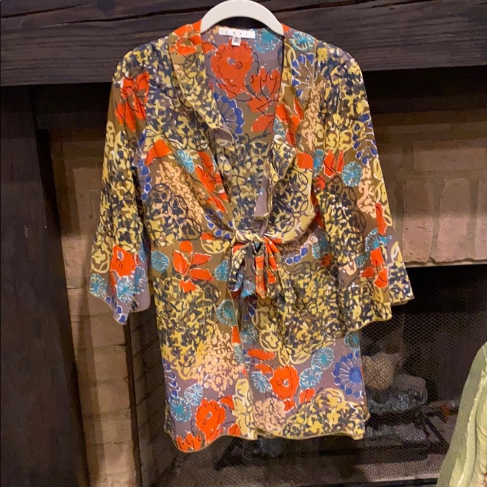 Front tie tunic by Cabi